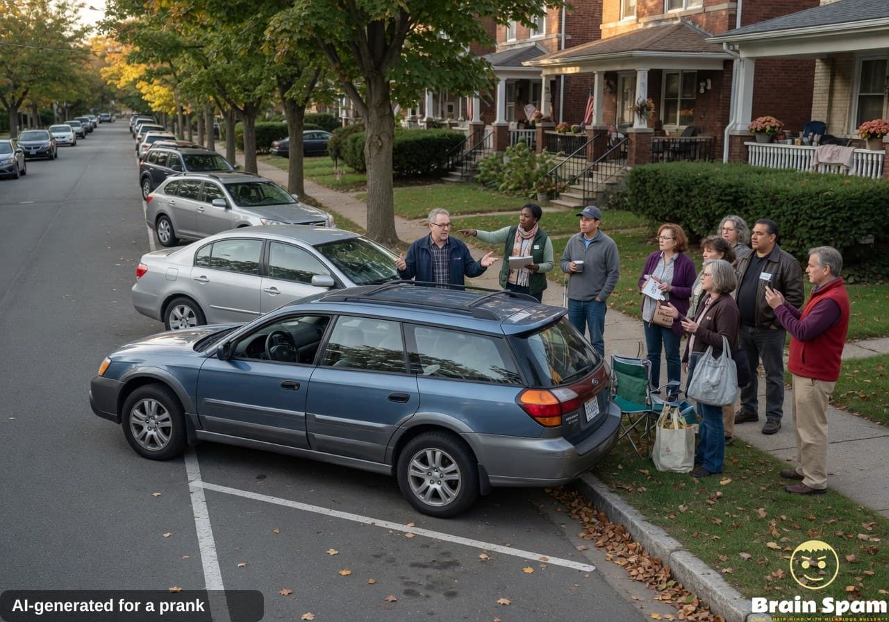 A Block Held Its Breath As Hank Doverly Attempted The Parallel Park That Changed Everything